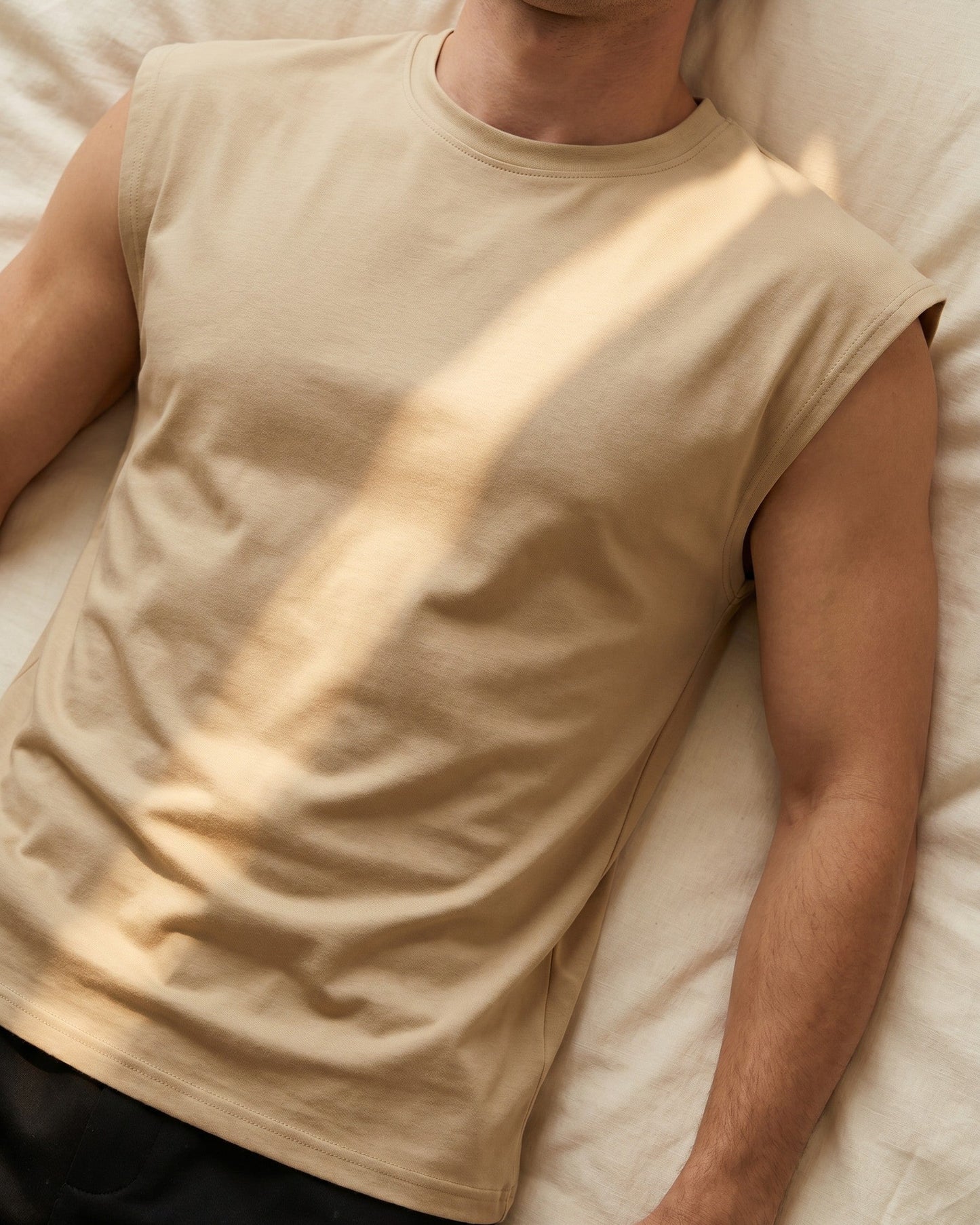 Ludovico Cotton Blend Sleeveless Tee